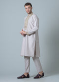 MLS EMROIDERED KURTA PAJAMA 2PCS