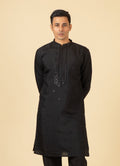 MLS EMBROIDERED KURTA PAJAMA