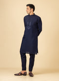 MLS EMBROIDERED KURTA PAJAMA