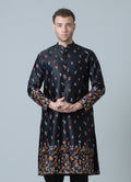 MLS EMBROIDERED KURTA PAJAMA 2PCS