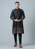 MLS EMBROIDERED KURTA PAJAMA 2PCS