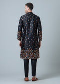 MLS EMBROIDERED KURTA PAJAMA 2PCS