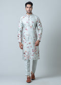 MLS EMBROIDERED KURTA PAJAMA