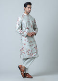 MLS EMBROIDERED KURTA PAJAMA