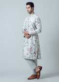 MLS EMBROIDERED KURTA PAJAMA