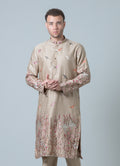 MLS EMROIDERED KURTA PAJAMA 2PCS