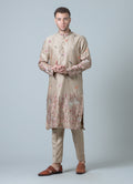 MLS EMROIDERED KURTA PAJAMA 2PCS