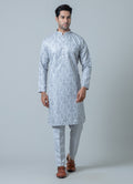 MLS EMBROIDERED KURTA PAJAMA