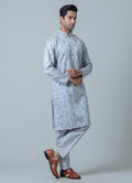 MLS EMBROIDERED KURTA PAJAMA