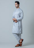 MLS EMBROIDERED KURTA PAJAMA