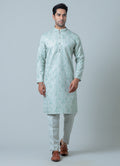 MLS EMBROIDERED KURTA PAJAMA