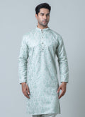 MLS EMBROIDERED KURTA PAJAMA
