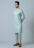 MLS EMBROIDERED KURTA PAJAMA