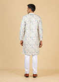 MLS EMBROIDERED KURTA PAJAMA