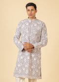 MLS EMBROIDERED KURTA PAJAMA