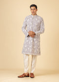 MLS EMBROIDERED KURTA PAJAMA