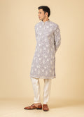MLS EMBROIDERED KURTA PAJAMA