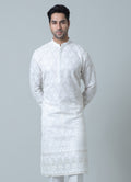 MLS EMBROIDERED KURTA PAJAMA
