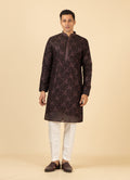 MLS EMBROIDERED KURTA PAJAMA