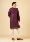 MLS EMBROIDERED KURTA PAJAMA
