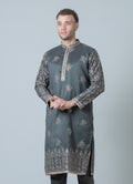 MLS EMBROIDERED KURTA PAJAMA 2PCS