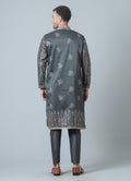 MLS EMBROIDERED KURTA PAJAMA 2PCS