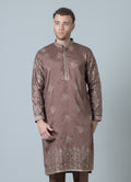 MLS EMBROIDERED KURTA PAJAMA 2PCS