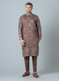 MLS EMBROIDERED KURTA PAJAMA 2PCS