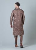MLS EMBROIDERED KURTA PAJAMA 2PCS