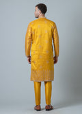 MLS EMBROIDERED KURTA PAJAMA 2PCS