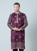 MLS EMBROIDERED KURTA PAJAMA 2PCS