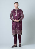 MLS EMBROIDERED KURTA PAJAMA 2PCS