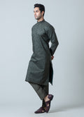 MLS EMBROIDERED KURTA PAJAMA