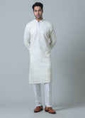 MLS EMBROIDERED KURTA PAJAMA