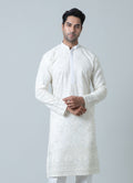 MLS EMBROIDERED KURTA PAJAMA