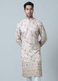 MLS EMBROIDERED KURTA PAJAMA