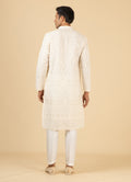 MLS EMBROIDERED KURTA PAJAMA