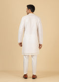 MLS EMBROIDERED KURTA PAJAMA