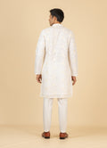 MLS EMBROIDERED KURTA PAJAMA