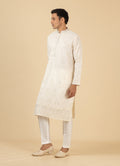 MLS EMBROIDERED KURTA PAJAMA