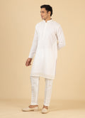 MLS EMBROIDERED KURTA PAJAMA