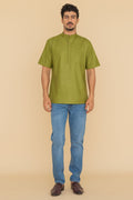 MLS SHORT KURTA HALF SLEEVES