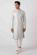 MLS EMBROIDERED SHERWANI 1PC