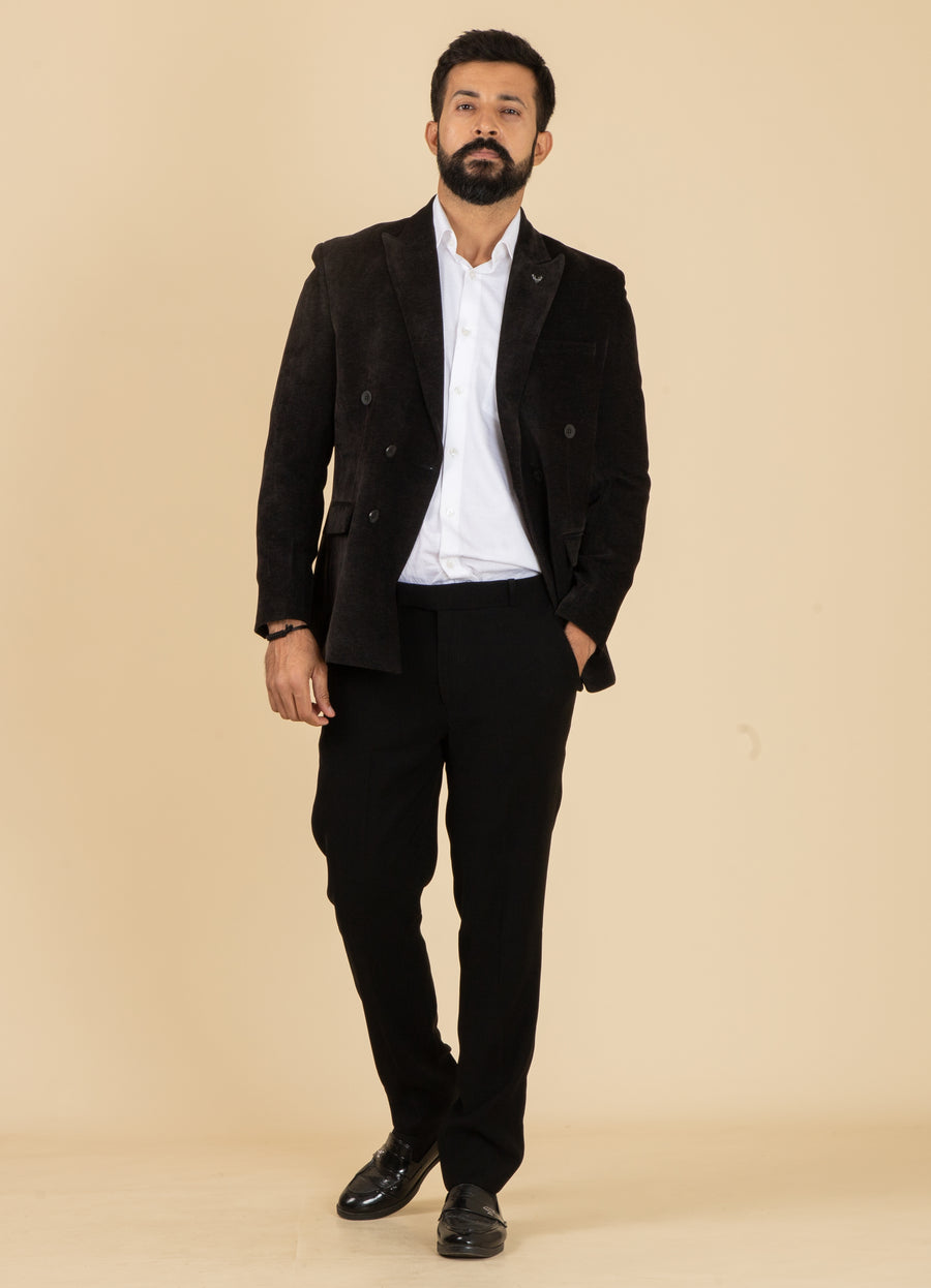 MLS DOUBLE BREASTED COAT 1PC