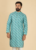 MLS PRINTED KURTA PAJAMA 2PCS