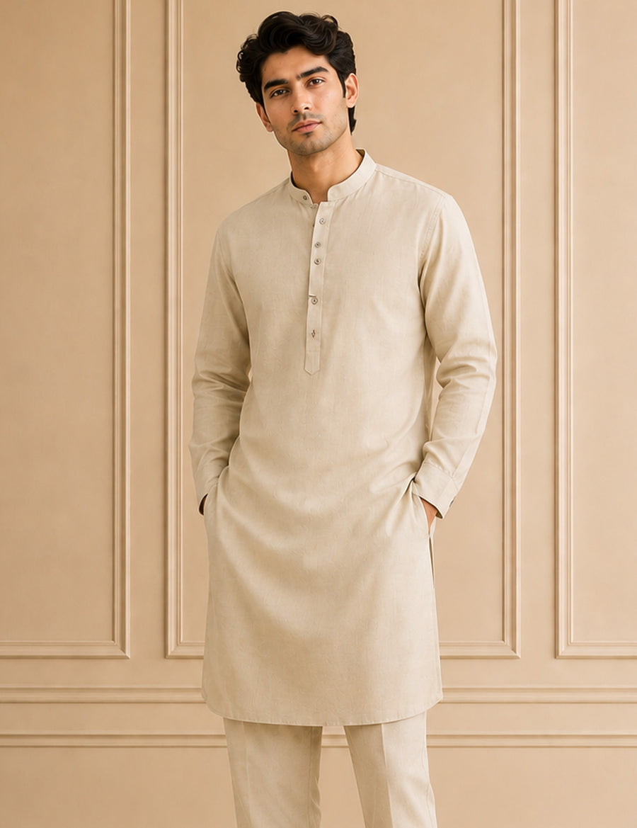 MLS PLAIN KURTA PAJAMA