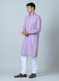 MLS CHIKANKARI KURTA PAJAMA