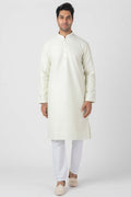 MLS EMBROIDERED KURTA PAJAMA