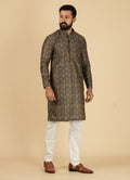 MLS PRINTED KURTA PAJAMA 2PCS