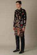 MLS EMBROIDERED KURTA PAJAMA